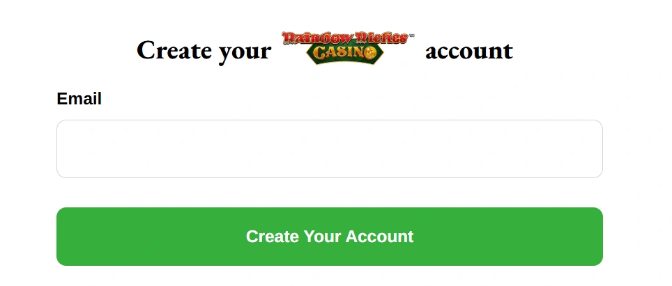How to register at Rainbow Riches Casino