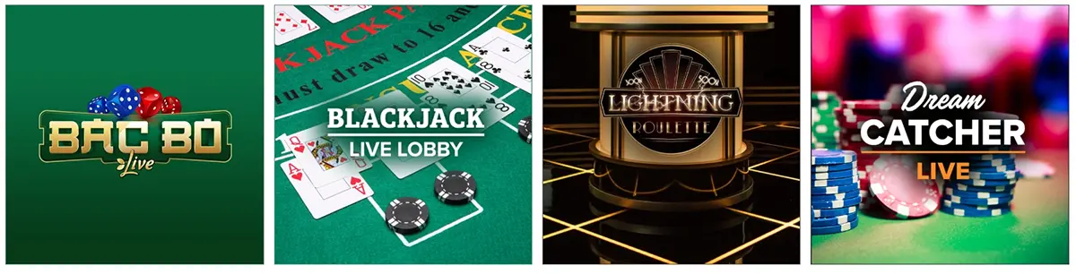 Rainbow Riches Casino live section